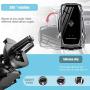 Wirelsss Car Charger,QI Fast Charging Air Vent Holder Auto-Clamping Smart Sensor Phone Holder for Car Compatible with iPhone 11/11 Pro/11 Pro Max/Xs MAX/XS/XR/X/8/8+,Samsung S10/S10+/S9/S9+