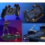 PUBG Mobile Game Controller, LEIZHAN Gamepad Grip Game Trigger Joystick with Cooling Fan for 4.7-6.5 Inch Android & iOS Phones (Upgraded Version)