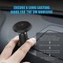 Magnetic Mount, WizGear Universal Stick On Metal Dashboard Magnetic Car Mount Holder, for Cell Phones and Mini Tablets with Fast Swift-snap Technology (Black)