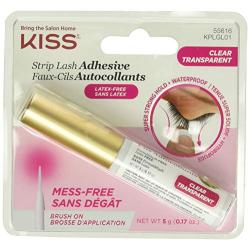 KISS Strip Eyelash Adhesive, Clear, 0.17 Ounce