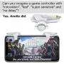 AnoKe Mobile Game Controller - Cellphone Game Trigger/Mobile Gaming Controller Compatible with Android iOS, L1R1 Sensitive Shoot Mobile Phone Joystick (2 Triggers) AnoKe Mobile Game Controller - Cellphone Game Trigger/Mobile Gaming Controller Compatible with Android iOS, L1R1 Sensitive Shoot Mobile Phone Joystick (2 Triggers)