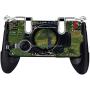 Mobile Game Controller for Fortnite & PUBG Compatible with iPhone/Android Phones 4.5"-6.5" Sensitive Shoot/Aim Triggers Mobile Joystick Gaming Grip Extra Mouse & Cleaning Cloth Included.