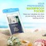 MoKo Waterproof Phone Pouch [3 Pack], Underwater Clear Phone Case Dry Bag with Lanyard Compatible with iPhone 11/11 Pro Max, X/Xs/Xr/Xs Max, 8/7/6 Plus, Samsung S10/S9/S8 Plus, S10e, S20, Note 10/9/8