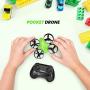 Potensic Upgraded A20 Mini Drone Easy to Fly Even to Kids and Beginners, RC Helicopter Quadcopter with Auto Hovering, Headless Mode, Extra Batteries and Remote Control-Green