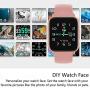 MorePro 18 Sports Mode Smart Watch with Music Control, DIY Screen Fitness Tracker with Blood Oxygen Heart Rate Monitor, Sleep Tracker with Pedometer Step Calories Counter for Men Women