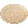 Zampa Pets Quality Whelp Round, Circular Shape Reusable Dog Pee Pads/Quilted, Fast Absorbing Dog Whelping Pad/Waterproof Puppy Training Mats/Machine Washable, Great for Playpen