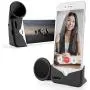 Bone Acoustic Sound Amplifier Phone Stand Audio Dock Portable Speaker Desktop Cradle for iPhone 11 & 11 Pro Max, XR & XS Max, iPhone 8 7 6 6s Plus ONLY Bare Phone, Horn Stand Series - Black (Large) Bone Acoustic Sound Amplifier Phone Stand Audio Dock Portable Speaker Desktop Cradle for iPhone 11 & 11 Pro Max, XR & XS Max, iPhone 8 7 6 6s Plus ONLY Bare Phone, Horn Stand Series - Black (Large)