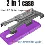 HNHYGETE Designed for LG STYLO 5 Plus(2019) Case,LG Stylo 5,LG Stylo 5V, Cell Phone Case,Dual Layer Heavy Duty Non Slip Shockproof Bumper Rugged Support Protective Cover (Purple)