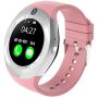 ZEERKEER Smart Watch for Android Phones and iOS Phones Bluetooth Smartwatch with Pedometer/Sleep Monitoring/Smart Reminder/Music Playing/Bluetooth Phone Calling for Men Women(Pink)
