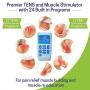 Premier Plus Rechargeable TENS Machine for Pain Relief - Combined with Muscle & Neuromuscular Simulation - 24 clinically Approved programmes