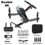 Rc Drone E98 Toy with Hd Camera 4K 1080P 720P Rc Drone Foldable Four-Axis Aircraft One-Click Return Mini Drone