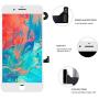 Screen Replacement Compatible for iPhone 7 Plus White 5.5 Inch, LCD Display 3D Touch Digitizer Full Assembly with Proximity Sensor + Front Facing Camera + Earpiece Speaker + Repair Tools Kit