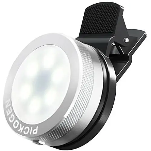 Universal Clip-On Mini LED Light Portable Pocket Spotlight for iPhone, iPad, iPod, Samsung, LG, Motorola, HTC, Nokia, Cell Phones and Tablets Camera Video Light (Chrome) Universal Clip-On Mini LED Light Portable Pocket Spotlight for iPhone, iPad, iPod, Samsung, LG, Motorola, HTC, Nokia, Cell Phones and Tablets Camera Video Light (Chrome)