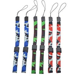 Bonayuanda 6pcs Camouflage Adjustable Hand Wrist Strap Wristlet Wristband with Lock for Wii Remote Controller, Mobile Phone, MP3, Digital Camera