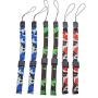 Bonayuanda 6pcs Camouflage Adjustable Hand Wrist Strap Wristlet Wristband with Lock for Wii Remote Controller, Mobile Phone, MP3, Digital Camera