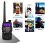 BaoFeng UV-5R Plus Dual-Band 136-174/400-480 MHz FM Ham Two-Way Radio (Black)