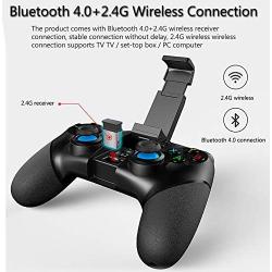 IPEGA PG-9156 Mobile Game Controller+2.4G Wireless Gamepad Trigger Pubg Controller Mobile Joystick for Suitable for Android/iOS Mobile Tablet, Win 7/8/10 PC, Smart TV