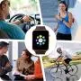 Amazqi Smart Watch, Smartwatch Phone with SD Card Pedometer Call Text Notification SIM Card Slot Music Player Camera Compatible for Android Samsung Huawei and iPhone (Partial Functions) for Men Women