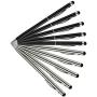 Stylus Pen,UROPHYLLA 10pcs Universal 2 in 1 Capacitive Stylus Ballpoint Pen for iPad,iPhone,Samsung,HTC,Kindle,Tablet,All Capacitive Touch Screen Device(5 Black,5 Sliver)