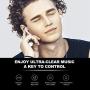 True Wireless Earbuds - PLESON IPX6 Waterproof Bluetooth 5.0 Wireless Earphones with Mic Charging Case 35H Playtime in-Ear Hi-Fi Stereo Sound TWS Headphones Sport Headsets for Workout/Running/Travel