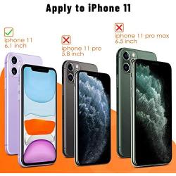 [5 Pack] UniqueMe 3 Pack Screen Protector for iPhone 11【6.1 Inch】 Tempered Glass [Alignment Frame]+ 2 Pack Camera Lens Protector for iPhone 11 [Bubble-Free][Case Friendly]