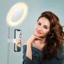 Tabletop 6.2 Ring Light with Stand, Surwit LED Ring Light & Phone Holder for iPhone Android, Ringlight for Live Stream/Makeup/Photography/YouTube Video