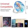 DISNEY COLLECTION Phone Ring Holder Elsa Princess 360 Degree Rotation Grip Stand Finger Kickstand for All Smartphone and Tablets