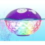 Portable Bluetooth Speakers Wireless Colorful Lights Show,IPX7 Waterproof Floating Pool Speaker,Built-in Mic Crystal Clear Stereo Sound Shower Speaker 50ft Range for Home Party Outdoor Beach Travel.