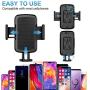VABSCE Upgraded Cup Holder Phone Mount Universal Adjustable Gooseneck Cup Holder Cradle Car Mount Compatible with iPhone Xs Xs Max X 8 7 Plus Galaxy S10 S9 S8 Note 9