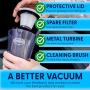 Portable Car Vacuum Cleaner: High Power Corded Handheld Vacuum w/ 16 Foot Cable - 12V - Best Car & Auto Accessories Kit for Detailing and Cleaning Car Interior