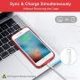 JUBOTY Battery Case for iPhone 6/6s/7/8, 4000mAh Battery Charging Case Rechargeable Portable Backup Cover Battery Pack for Apple iPhone 6/6s/7/8 (4.7) Charger Case