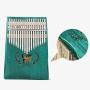 Vilihy Kalimba Mbira Thumb Piano Sanza 17 keys Solid Wood Finger Piano with Carry Bag Music Book Musical Scale Stickers Tuning Hammer Finger sleeve Musical Gift Easy to learn