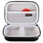 Canboc Hard Carrying Case for Canon Ivy Mobile Mini CLIQ CLIQ+ Instant Camera Printer Wireless Bluetooth Portable Smartphone Photo Printer, Mesh Pocket fit Zink Photo Paper and USB Cable, Black