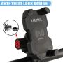 Leepiya Motorcycle Phone Mount with Wireless and USB Charger 10W Qi Fast Charging Cell Phone Holder for Motorcycle ATV Boat Snowmobile Compatible with iPhone 11 Xs MAX XR X 8 8P Samsung S10 S9 S8