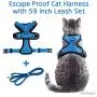 rabbitgoo Cat Harness and Leash for Walking, Escape Proof Soft Adjustable Vest Harnesses for Medium Large Cats, Easy Control Breathable Pet Safety Jacket with Reflective Strips & 1 Metal Leash Ring rabbitgoo Cat Harness and Leash for Walking, Escape Proof Soft Adjustable Vest Harnesses for Medium Large Cats, Easy Control Breathable Pet Safety Jacket with Reflective Strips & 1 Metal Leash Ring