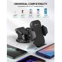 VICSEED Universal Car Phone Mount Car Phone Holder for Car Dashboard Windshield Air Vent Long Arm Strong Suction Cell Phone Car Mount Fit with iPhone SE 11 Pro X XS Max XR Galaxy S20 All Phones