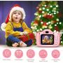 Te-Wai Kids Digital Camera for Girls LCD HD 2.0 Inches Screen Gifts for Boys ,Children Toddler HD Video Camera Mini Camcorder Gift for 3-12 Years Old Child Selfie Camera with16GB Memory Card (Pink)