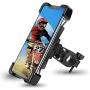 Pioneeryao Bike Phone Mount Universal Adjustable Bicycle Motorcycle Phone Mount Holder Mountain Bike Road Bike Accessories for Most 4.5"-7.2" Smart Phones (for Handlebar)