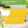 Botanicas Best Fruit Fly Gnat Traps Indoor Outdoor 16 Pack - Sticky Yellow Killer Catcher Trap for Fruit Fly, Fungus Gnats, Mosquito, Flying Insect Bug Pest, White Flies, House Plants, Home Kitchen