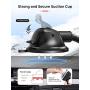 Mpow Car Phone Mount, Dashboard Windshield Car Phone Holder with Long Arm, Strong Sticky Gel Suction Cup, Anti-Shake Stabilizer Compatible iPhone 11 pro/11 pro max/XS/XR/X/8/7,Galaxy, Moto and More
