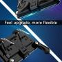 Lesgos Mobile Game Controller for PUBG, 4-in-1 Portable Game Phone Case Trigger with L1R1 Mobile Game Joystick Gamepad Grip Gamepad Remote Shoot Aim[New Invisible Design]