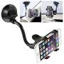 Car Phone Mount Windshield, Long Arm Clamp iVoler Universal Dashboard with Double Clip Strong Suction Cup Cell Phone Holder Compatible iPhone 11 Pro XS Max X 7 8 6 Plus Galaxy S9 S8 S7 Note 9 10