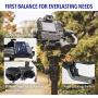 MOZA Air 2 with iFocus-M Wireless Motor, 3-axis Gimbal Stabilizer, 9Lb Payload 8 Follow Modes 16h Run-time for DSLR Mirrorless Pocket Cinema Cameras, Multi-Function Ballhead & Hard Case Included