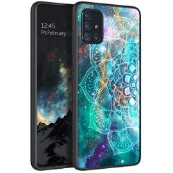 BENTOBEN Galaxy A51 Case, Slim Fit Glow in The Dark Shockproof Protective Hybrid Hard PC Soft TPU Bumper Cover Phone Cases for Samsung Galaxy A51 [NOT FIT Galaxy A51 5G Version], Mandala in Galaxy