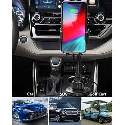 Car Cup Holder Phone Mount, Cell Phone Holder for Car,Compatible with iPhone 11 Pro Max Xs/X/8/7/6s/6Plus,Galaxy/Note etc