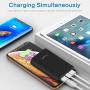 Portable Charger External Battery Packs TG90 10000mah USB C Power Bank, 15W Max Power Delivery Cell Phone Portable Battery Charger Compatible with iPhone Android Phones
