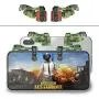 【1 Pair】 Mobile Game Controller Gamepad Compatible with PUBG Mobile/Fortnitee Mobile/Call of Duty Mobile, Compatible with iPhone/Android, IFYOO Z108 Sensitive Shoot and Aim L1R1 Triggers 【1 Pair】 Mobile Game Controller Gamepad Compatible with PUBG Mobile/Fortnitee Mobile/Call of Duty Mobile, Compatible with iPhone/Android, IFYOO Z108 Sensitive Shoot and Aim L1R1 Triggers