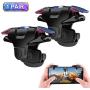 JIN GUI Sensitive Shoot Mobile Game Controller, 10 Shots Second High Frequency Click Aim Phone Games Triggers Low Screen Occupancy, for All Smart Devices Tablet