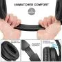 Wireless Bluetooth Headphones Over-Ear with Deep Bass, Foldable Wireless and Wired Stereo Headset Buit in Mic for Cell Phone, PC,TV, PC,Light Weight for Prolonged Wearing (Black) Wireless Bluetooth Headphones Over-Ear with Deep Bass, Foldable Wireless and Wired Stereo Headset Buit in Mic for Cell Phone, PC,TV, PC,Light Weight for Prolonged Wearing (Black)
