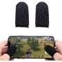DYSQO 4 Pcs Pubg Finger Sleeves Ector Gaming Controller Finger Cover Sweat Proof Gaming Finger Gloves Non-Scratch Sleeve Sensitive Mobile Touch Screen Sleeves Best for PUBG Shoot and Aim Keys
